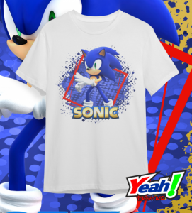 camiseta Sonic realidad aumentada
