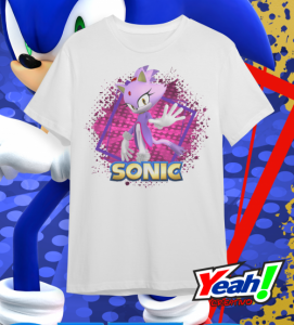 camiseta Sonic Blaze realidad aumentada