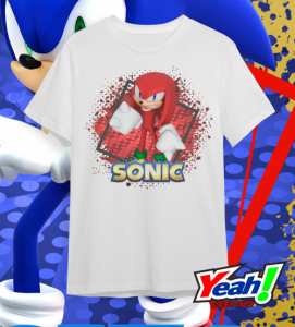 camiseta Sonic Knukles realidad aumentada