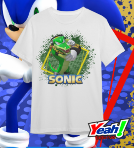camiseta Sonic Vector realidad aumentada